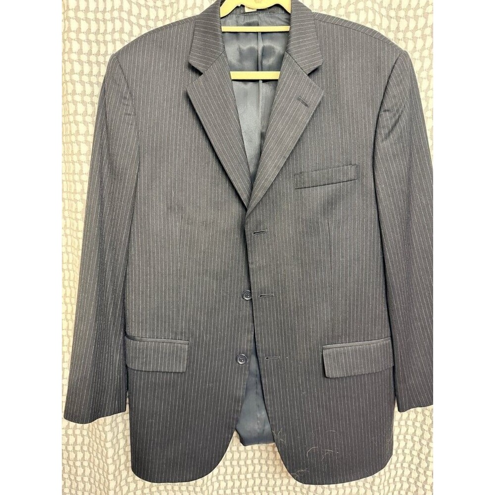 Villini Men's Pinstripe Blazer